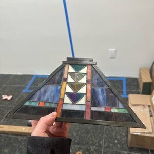 Dale Tiffany Stained Glass Lamp Vintage Brand New